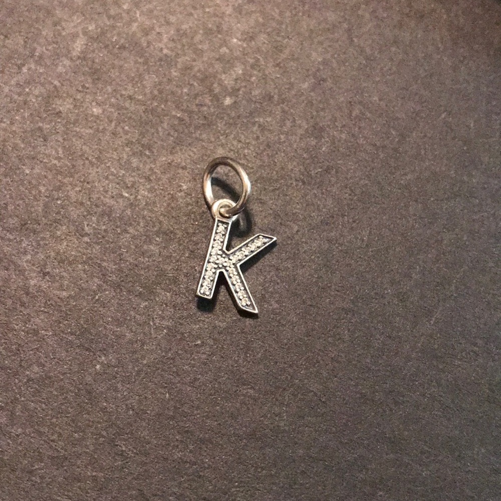 “K” Pandora Charm